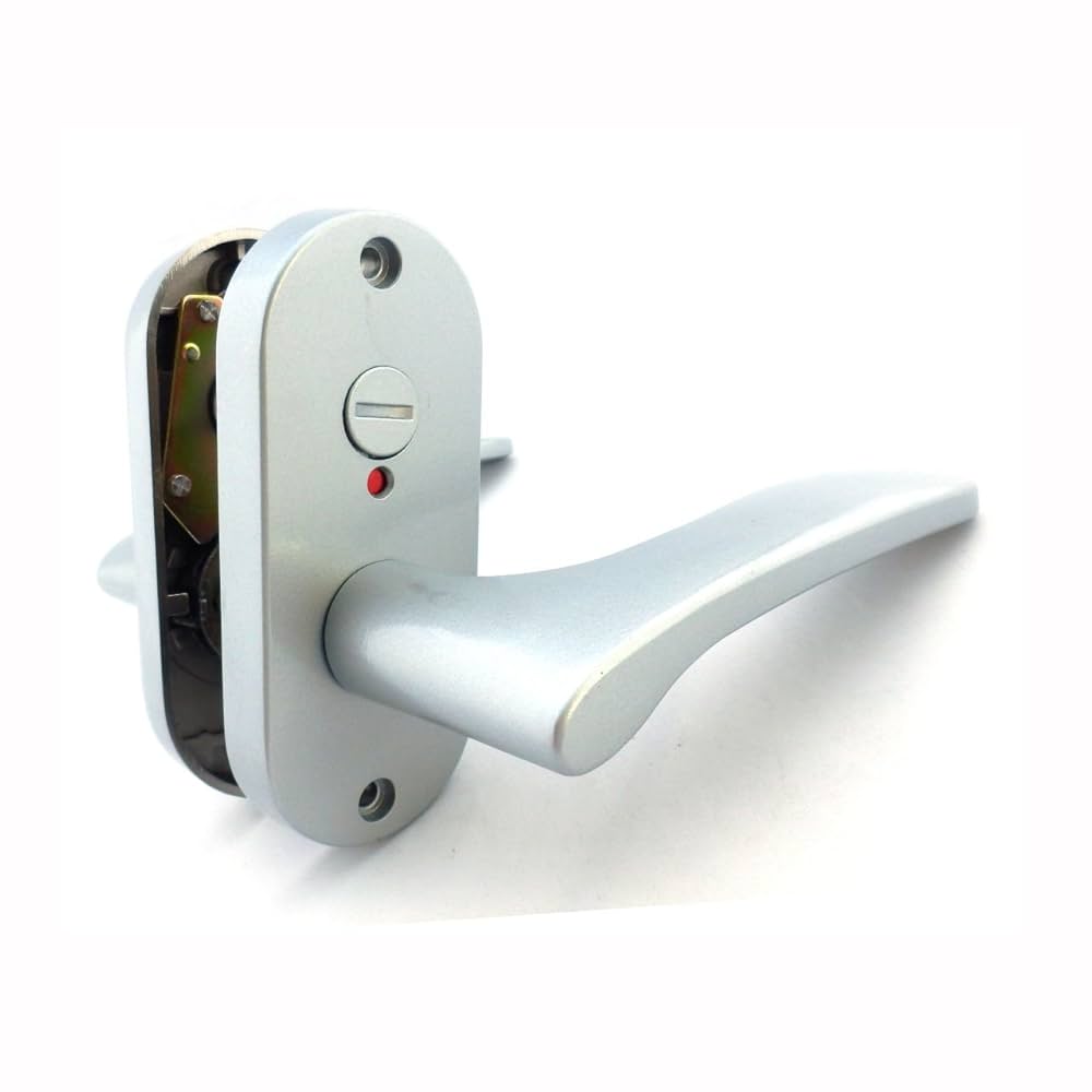 Amazon.co.jp: 川口技研 JLレバー 小判座表示錠 バックセット50