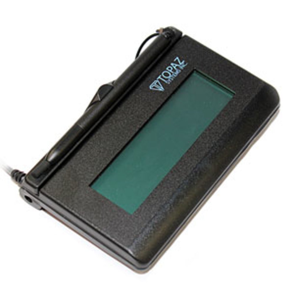 Amazon.com: Topaz T-L462-B-R LCD 1x5 Signature Capture Pad
