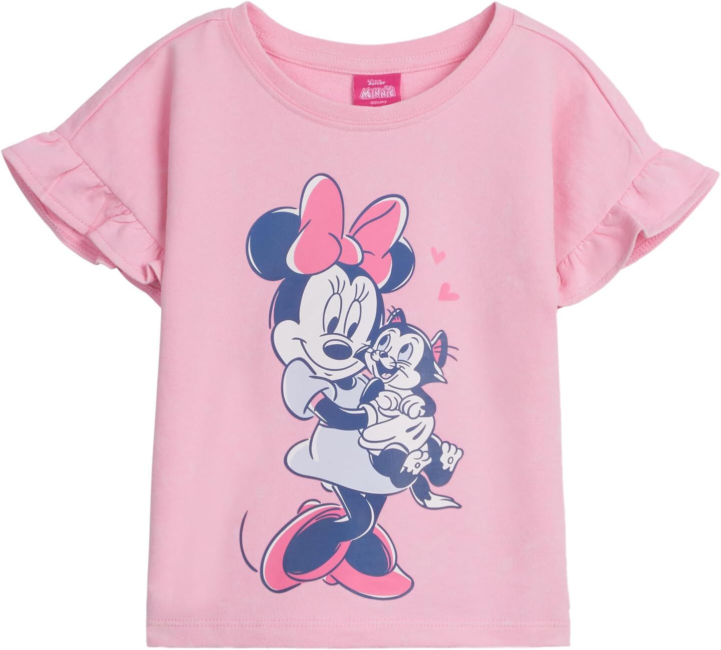 Disney French Terry T-Shirt and Shorts Outfit Set Infant to Big Kid Sizes (12 Months - 14-16) - Image 5