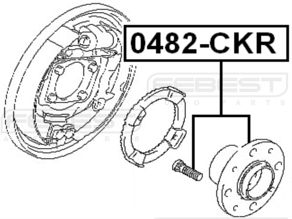 Amazon.com: Mr403728 - Rear Wheel Hub For Mitsubishi - Febest 