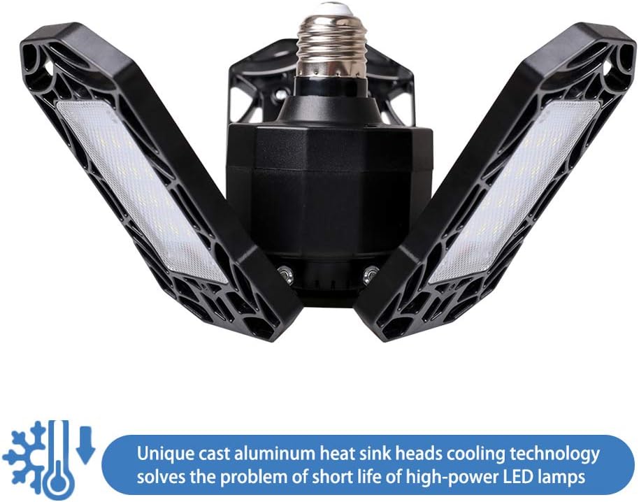 Frее Shірріng 🛒 CKEGUO LED Mining Light High Power 30W Multi-Facet Illuminated Waterproof Garage Light High-Brightness, Shop Lightning with 3 Adjustable Panels, Small LED Garage Lights Nеw Prоduсt CKEGUO LED Mining Light High Power 30W Multi-Facet Illuminated Waterproof Garage Light High-Brightness, Shop Lightning with 3 Adjustable Panels, Small LED Garage Lights