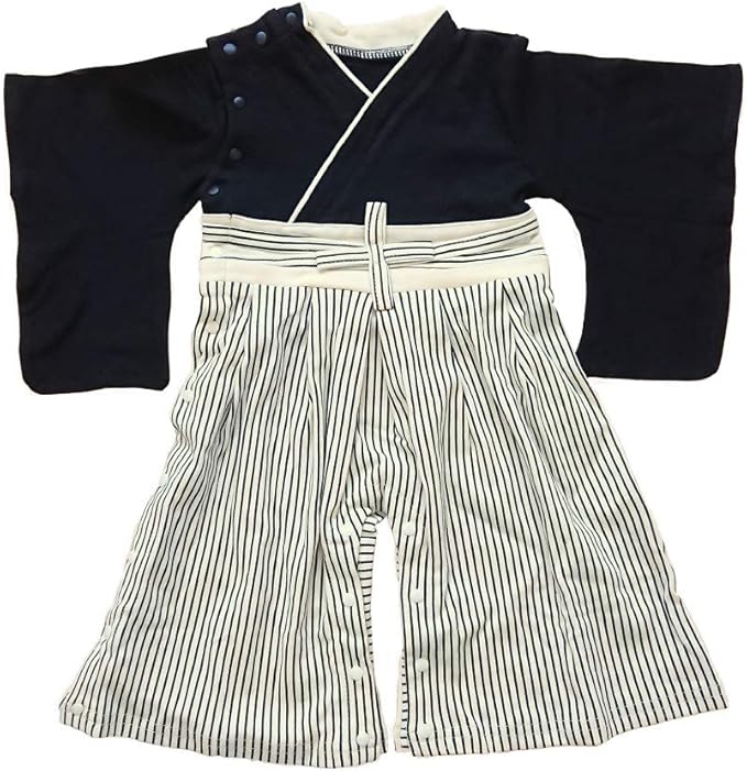 Amazon Co Jp Regalo 袴 ロンパース カバーオール 男の子 羽織 赤ちゃん Aタイプ60cm 服 ファッション小物