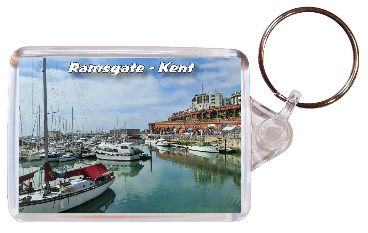Baked Bean Store Ramsgate - Kent - Double Sided Keyring BBSKTT156