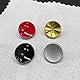 4 Stück Universal Metall Messing Auslöseknopf für Kameras, Buttons für Fujifilm X-T30 X100 X100S X10 X20, Sony, Hasselblad, Leica, Nikon, Canon, Rolleiflex (Konkave, Rot/Silber/Gold/Schwarz)