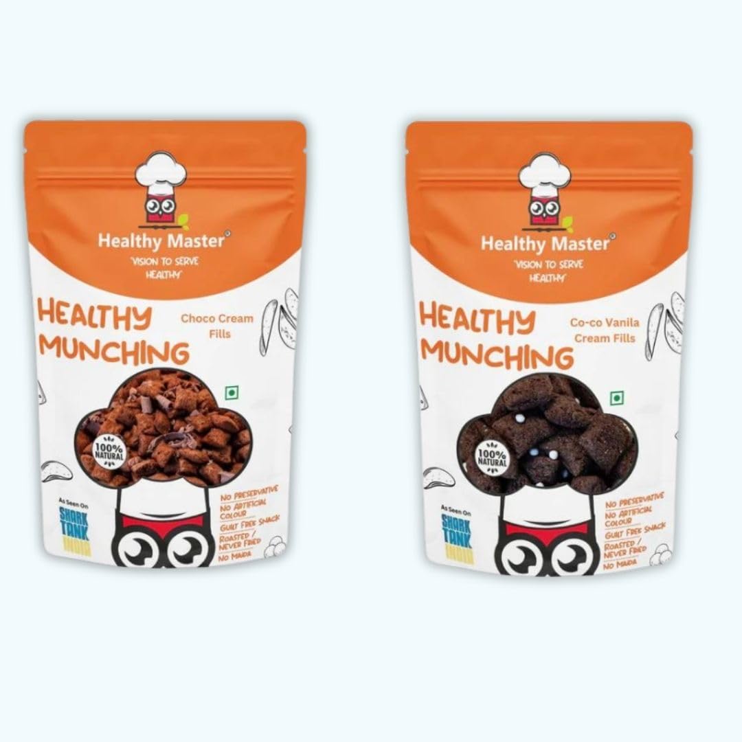 HEALTHY MASTER Vision to serve healthy Kids Combo Pack-400 Gm(Chocolate Cream Fills-200 G,Coco Vanilla Cream Fills-200 Gm)Kids Favourite (B08XVZ6QVH) Amazon Price History, Amazon Price Tracker