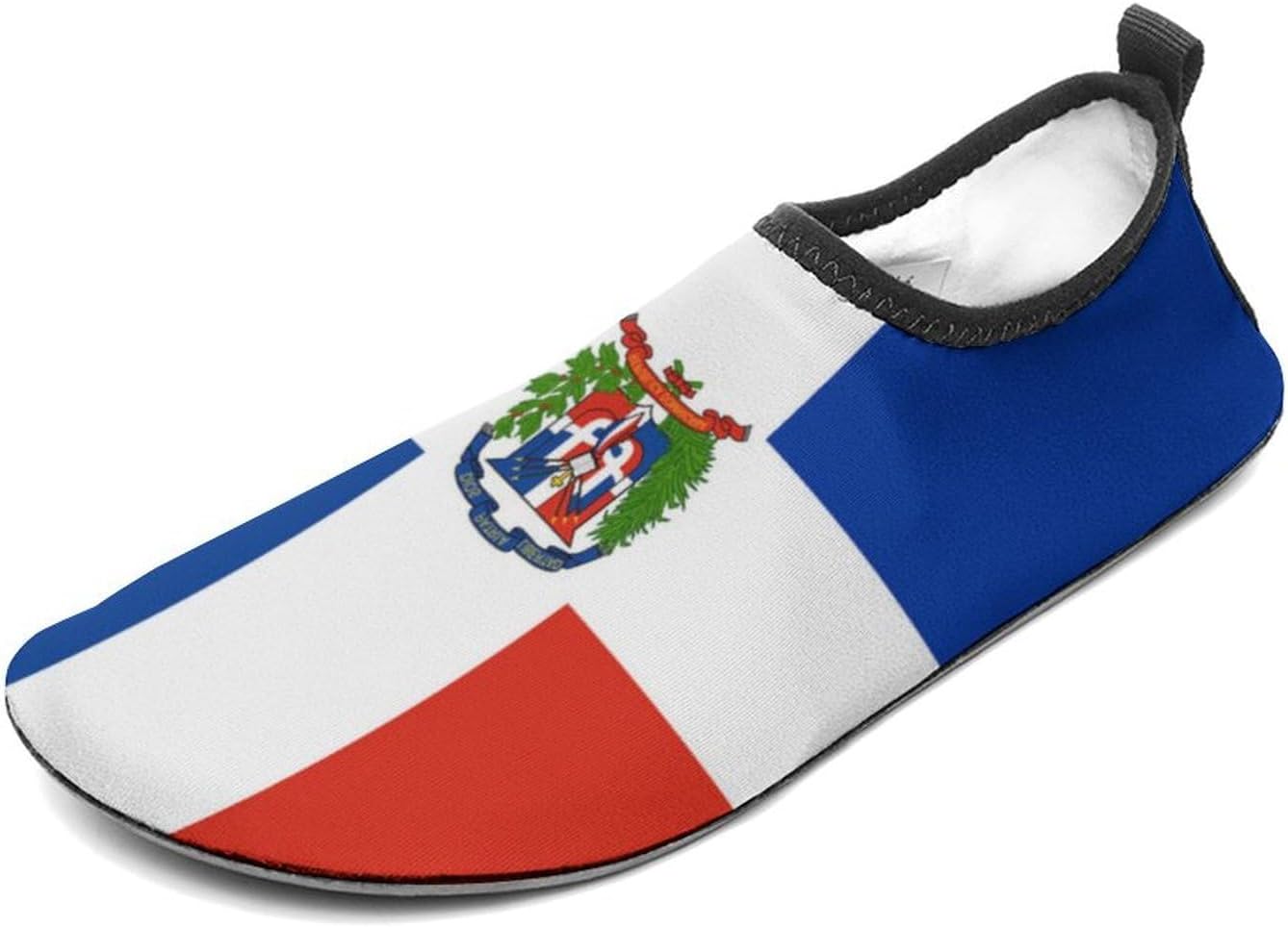 Flag of Dominica Water Shoes Quick-Dry Sports Barefoot Shoes Swim Shoes Slip-on for Beach Pool Yoga