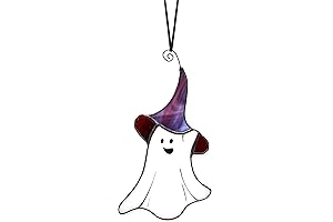Little Ghost Stained Glass Halloween Decoration - Amaze Your Party Guests with Unforgettable Ambiance