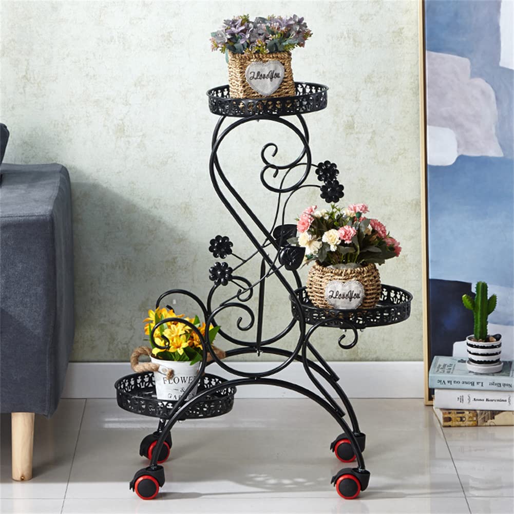 Buy SUN RDPP Metal Stand Shelves,3 Tier Pot Stand Indoor Display Rack