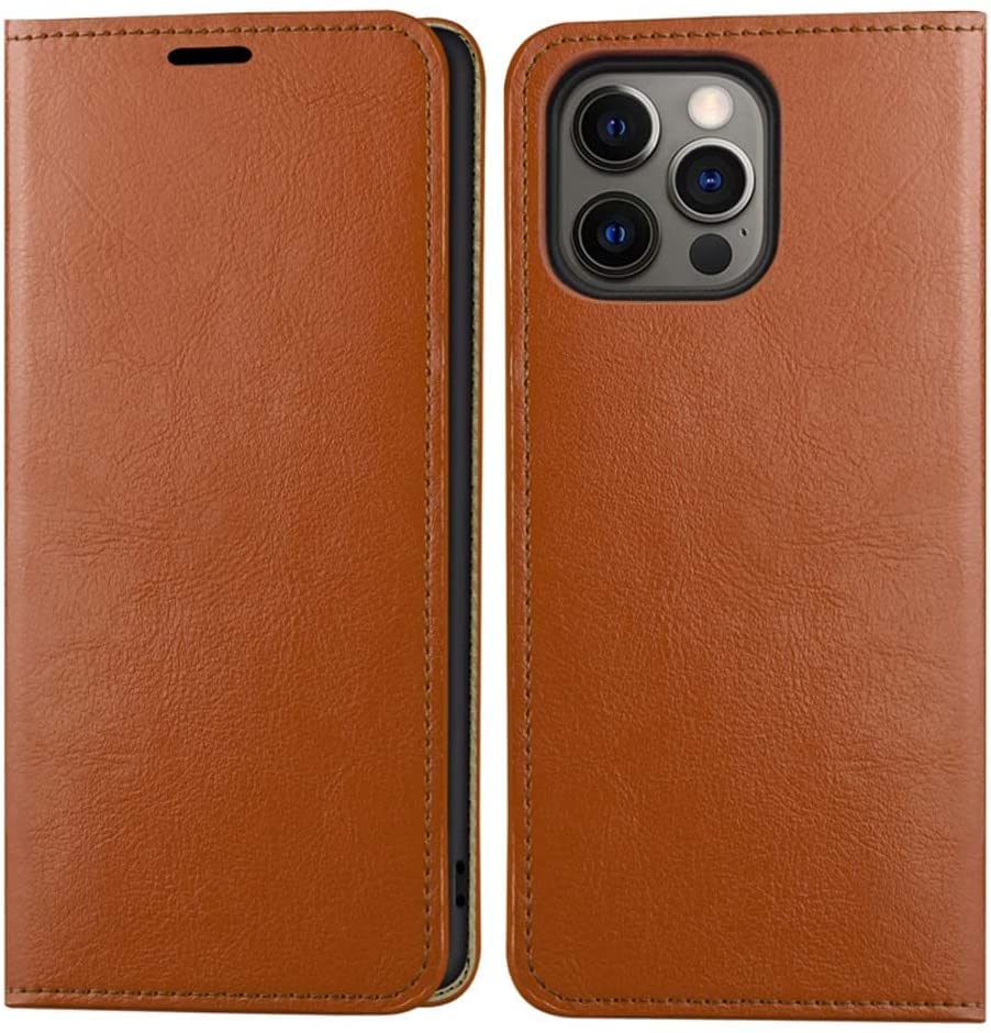 Housse de téléphone à rabat pour Apple iPhone 13 Pro 2021 orange