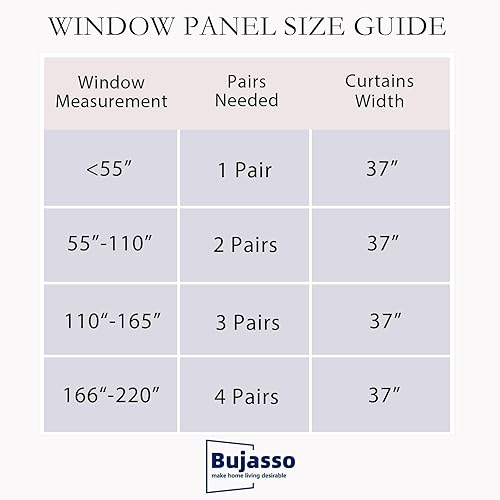 Miniatura 6 de Cortinas opacas completas negras con superposición transparente, mezcla y combinación, paneles de ventana con aislamiento térmico de doble capa de