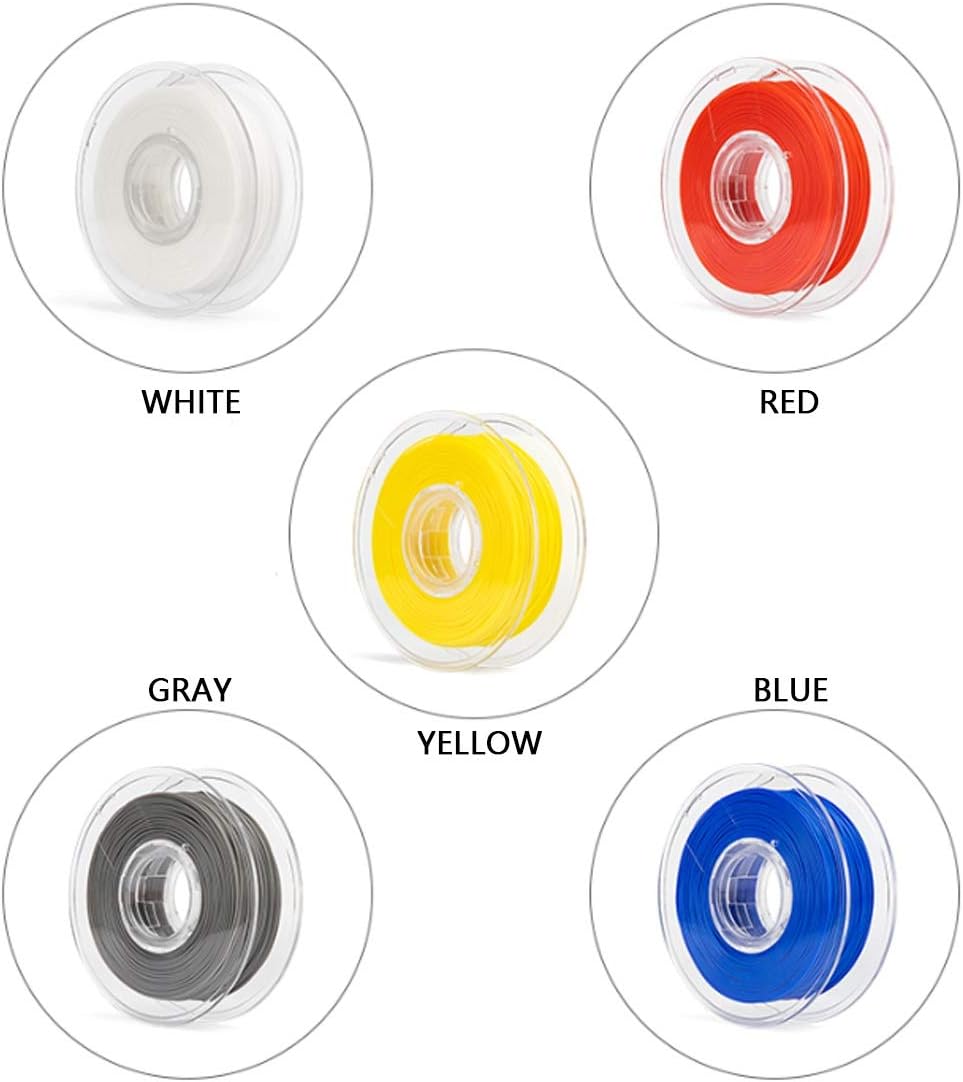 review FARUTA 5 Rolls of PLA Filament, 3D Printing Filament 1.75mm, for 3D Printer and Printing Pen, 0.5kg per roll