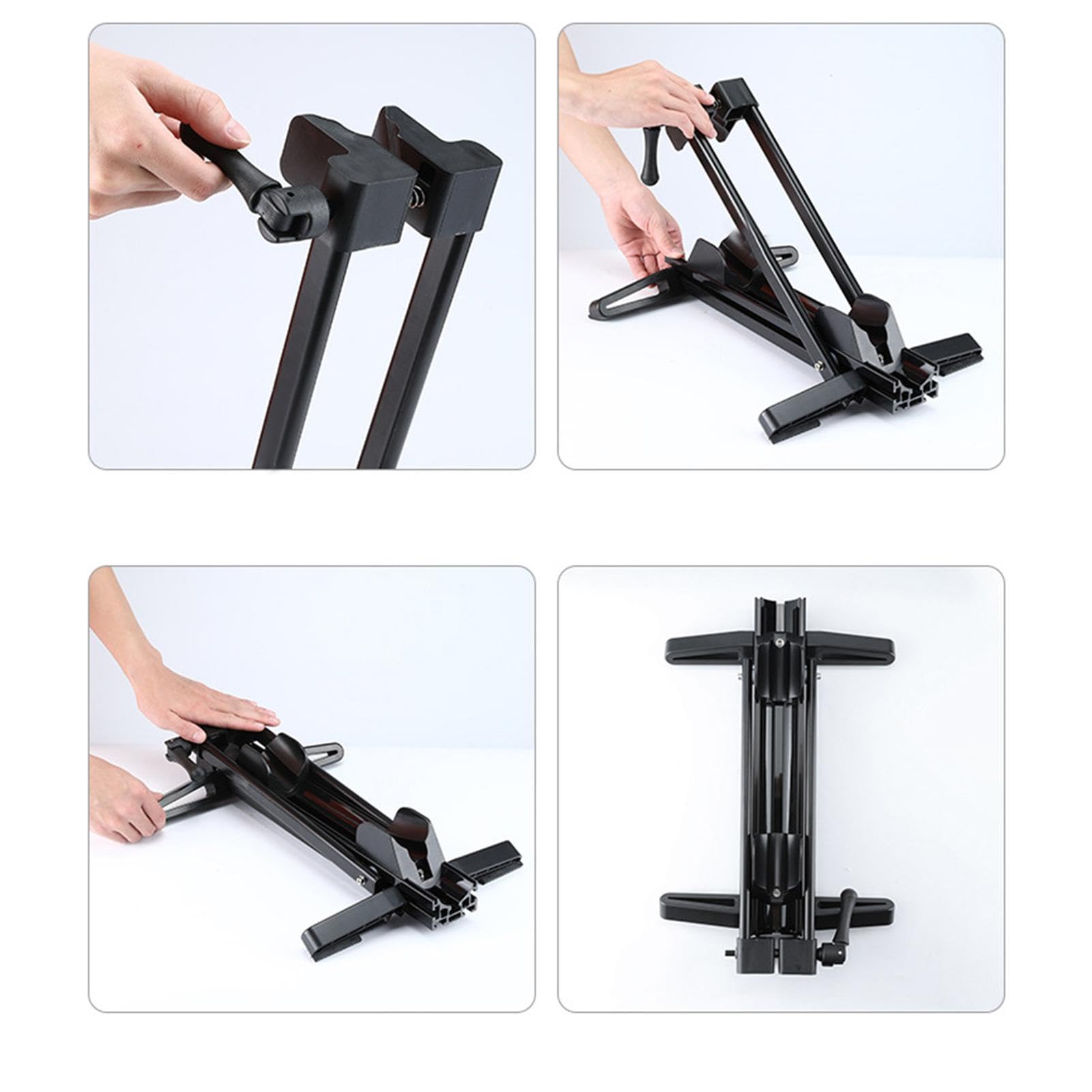 Porte-vélos, porte-vélos | Porte-vélos avec double barre de stationnement pour scooter | Support de garage autoportant, support de stationnement pliable, support d'intérieur pour