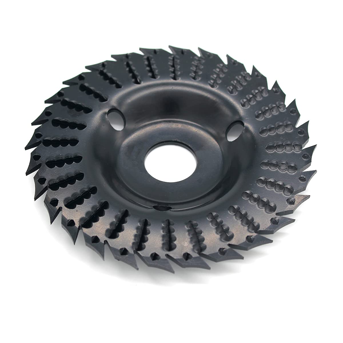 Disco per Intaglio del Legno, 1 Pezzo Dischi Lamellari 28 Denti 4 1/2 per Smerigliatrice Angolare Accessori per Smerigliatrice Angolare con Mola per Legno 28 Denti per