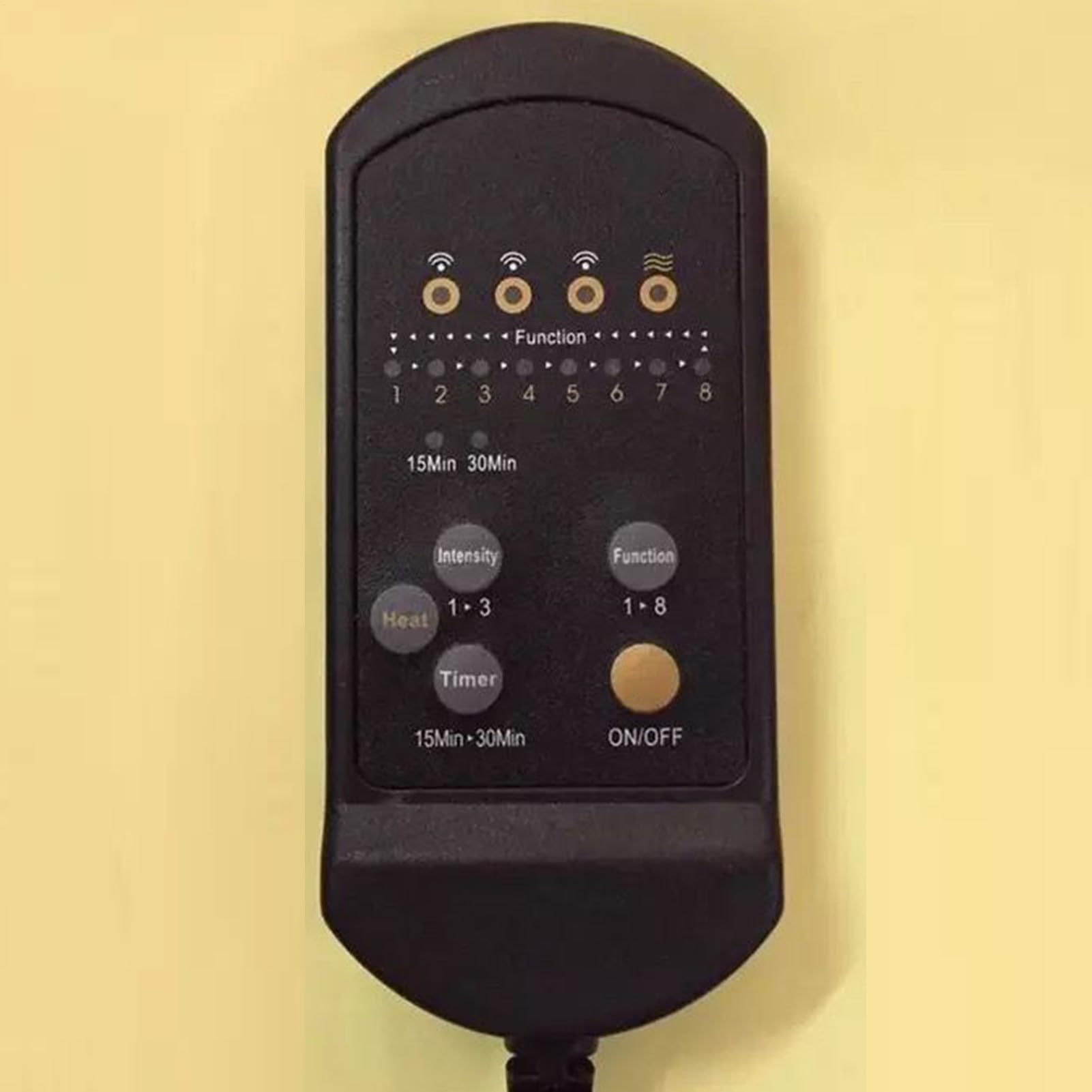 Almohadilla de Masaje para Silla Cojín Masajeador para Asiento de Silla | Almohadilla Térmica De 5 Puntos Con Función De Masaje Eléctrico Para Relajación Muscular En Hombres Y Mujeres Personas Que P