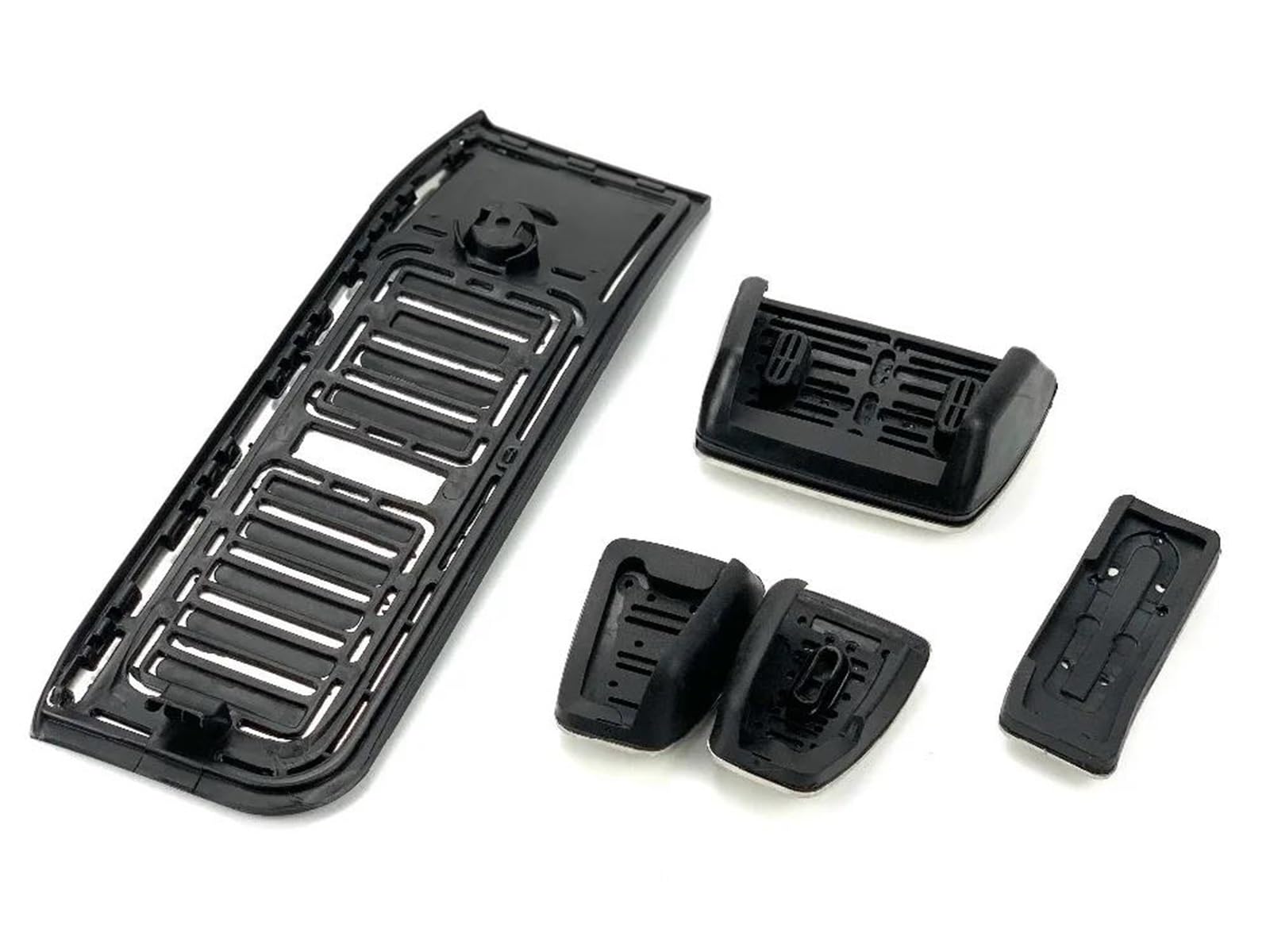 PIWINE Bremspedal Gaspedal, Gasbremse, Fußstützenpedalabdeckung Und -Platte, Autozubehör Für Audi A6 S6 C8 2018-2020(Style 2(at))