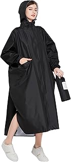 Women's Waterproof Sleeve Rain Suit with Front Pocket with Waterproof Zip