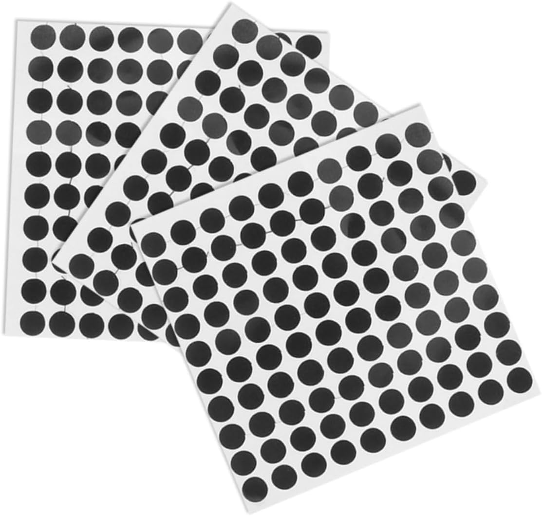 Toyvian Black Billiard Dot Stickers for Pool Table Marking Durable Self Adhesive Spots for Snooker Billiards