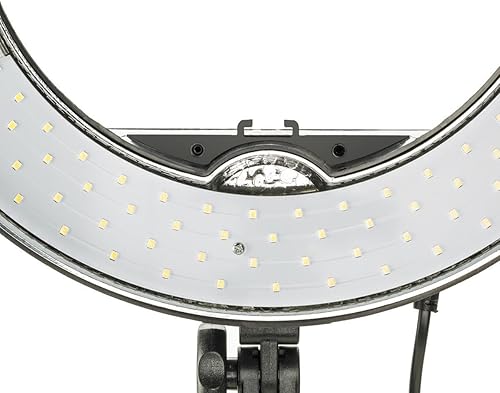 Miniatura 6 de Luz de anillo para fotografía y video, luz de iluminación regulable, de corriente alterna, de Flashpoint