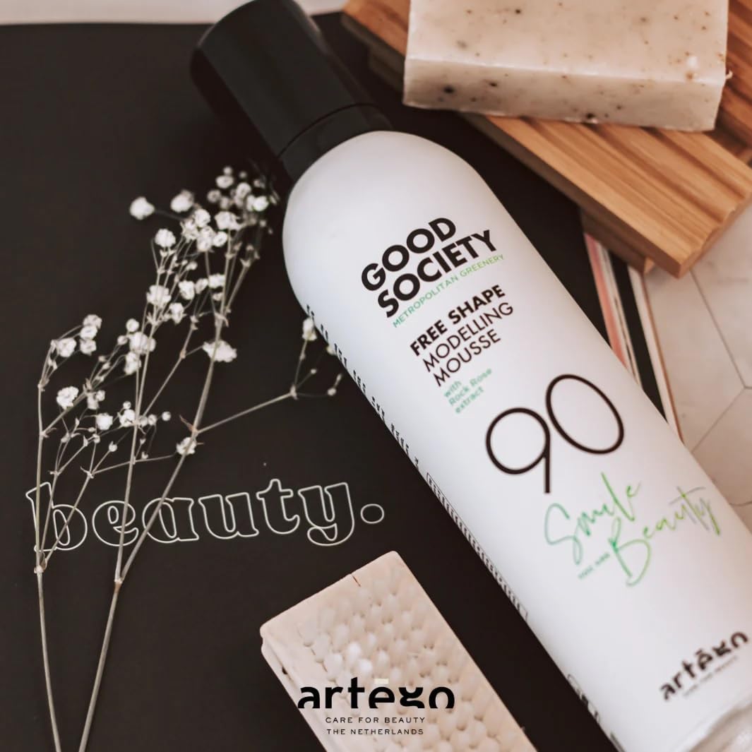 Artego Good Society 90 Free Shape - Mousse modellante, 250 ml, confezione da 1, colore: bianco