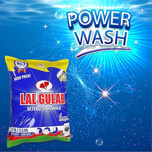 Image of Detergent Powder for Laundry Use - Suitable for Load and Bucket Wash Rose Fragrance | Powder Form for Daily Washing Needs (10 Kg)