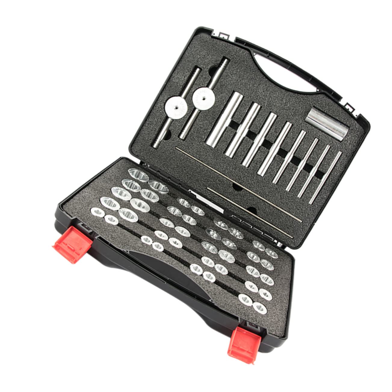 Happyyami Kit de Instalación de Cojinetes para Buje de Bicicleta, 1 Juego | Aleación de Aluminio Cnc, Negro, Mango Antideslizante y Tacto Cómodo, Mantenimiento Doméstico Mayoría de Bicicletas