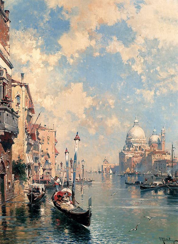 Tableau le Grand Canal Richard Unterberger pour sublimer un mur vide et sombre