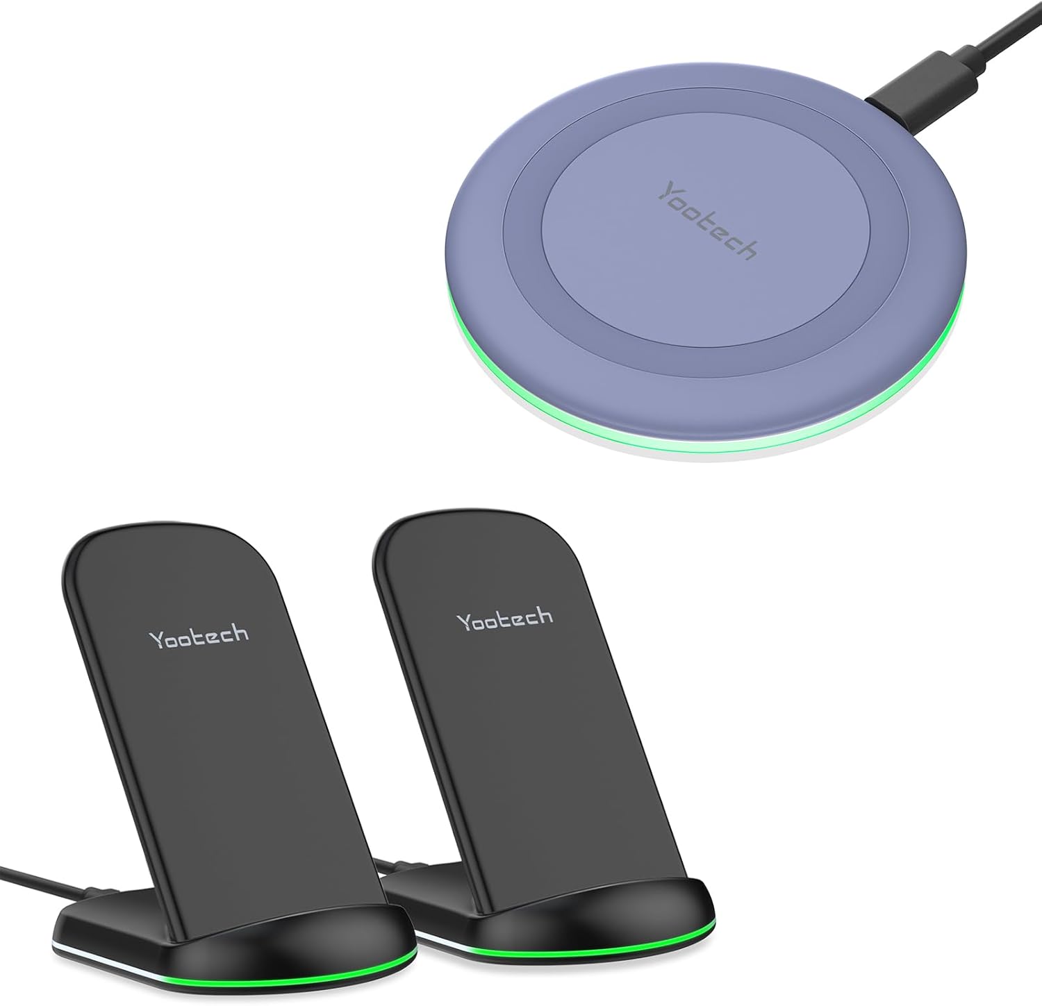 [3 Pack] Wireless Charging Pad Stand