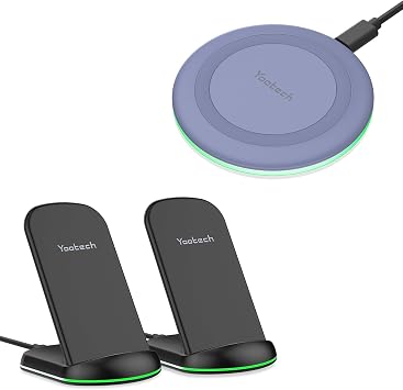 [3 Pack] Wireless Charging Pad Stand