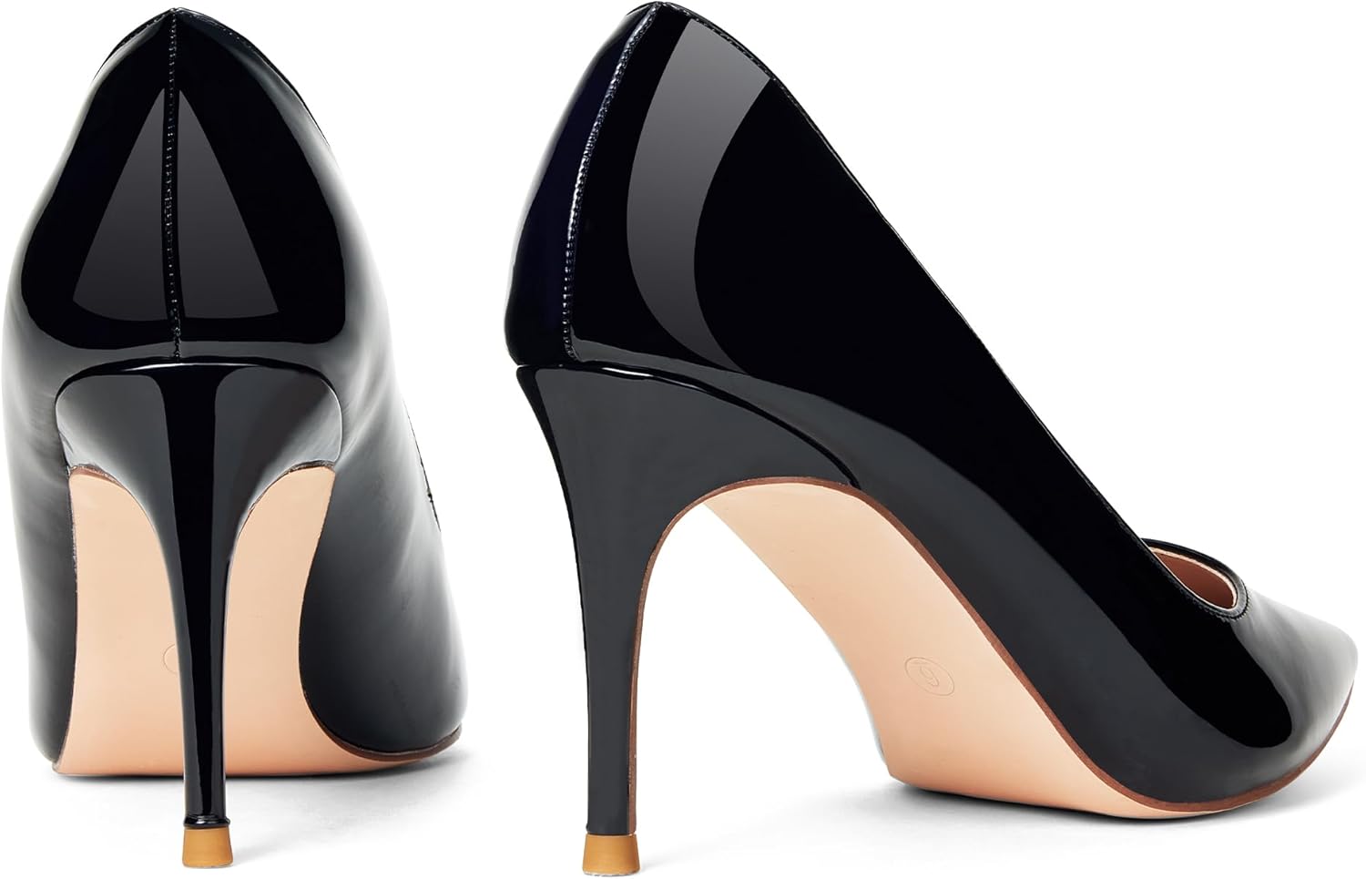 Elisabet Tang 3 in Classic Pointy Pull on Heeled Wedding Pumps - Comfortable Stiletto Closed Toe Dress Heels for Prom Work - Image 6