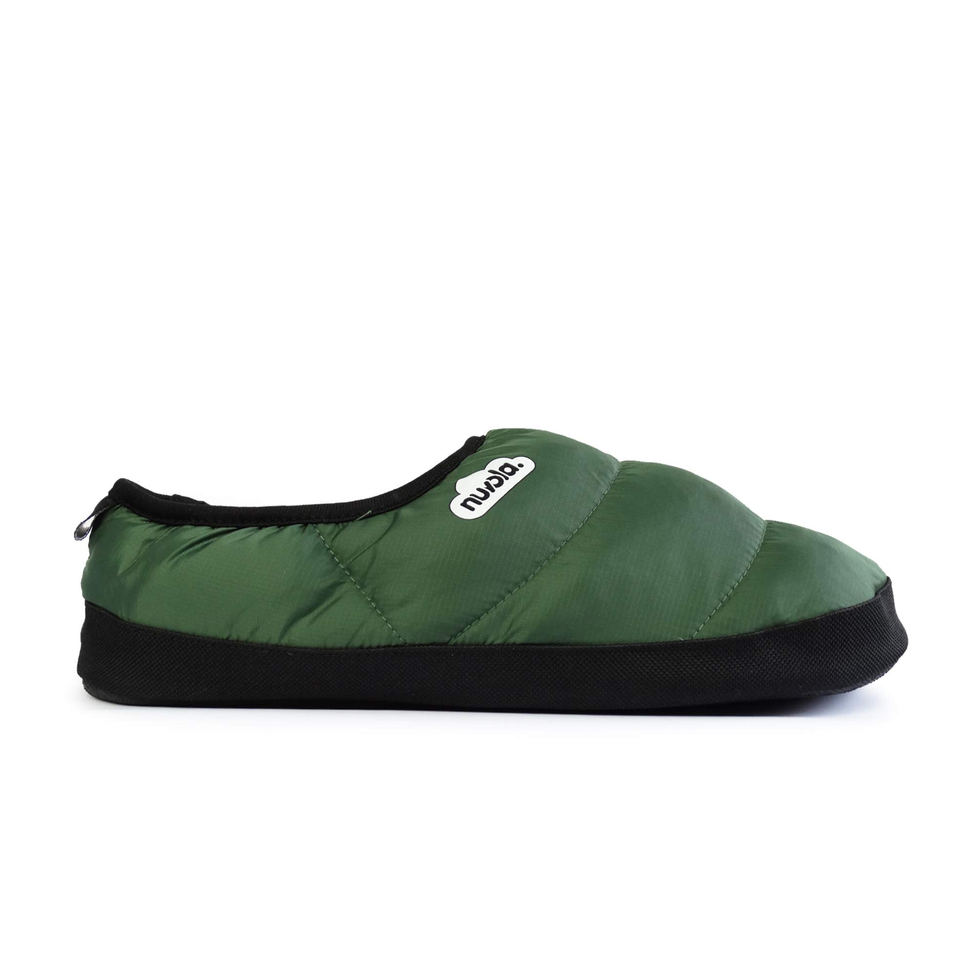 NUVOLA. Chaussons Homme Femme Antidérapants Chaudes rembourrées Confortables Vert Militaire 34/​35 EU