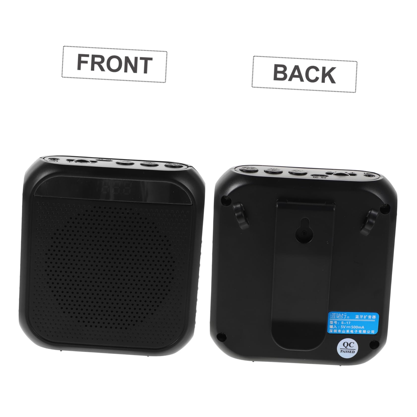 YARNOW Amplificador de Voz Portátil Sonido Claro para Profesores, Micrófono de Aula, 5w, 8 Horas Ligero, para Presentaciones y Guía Turística