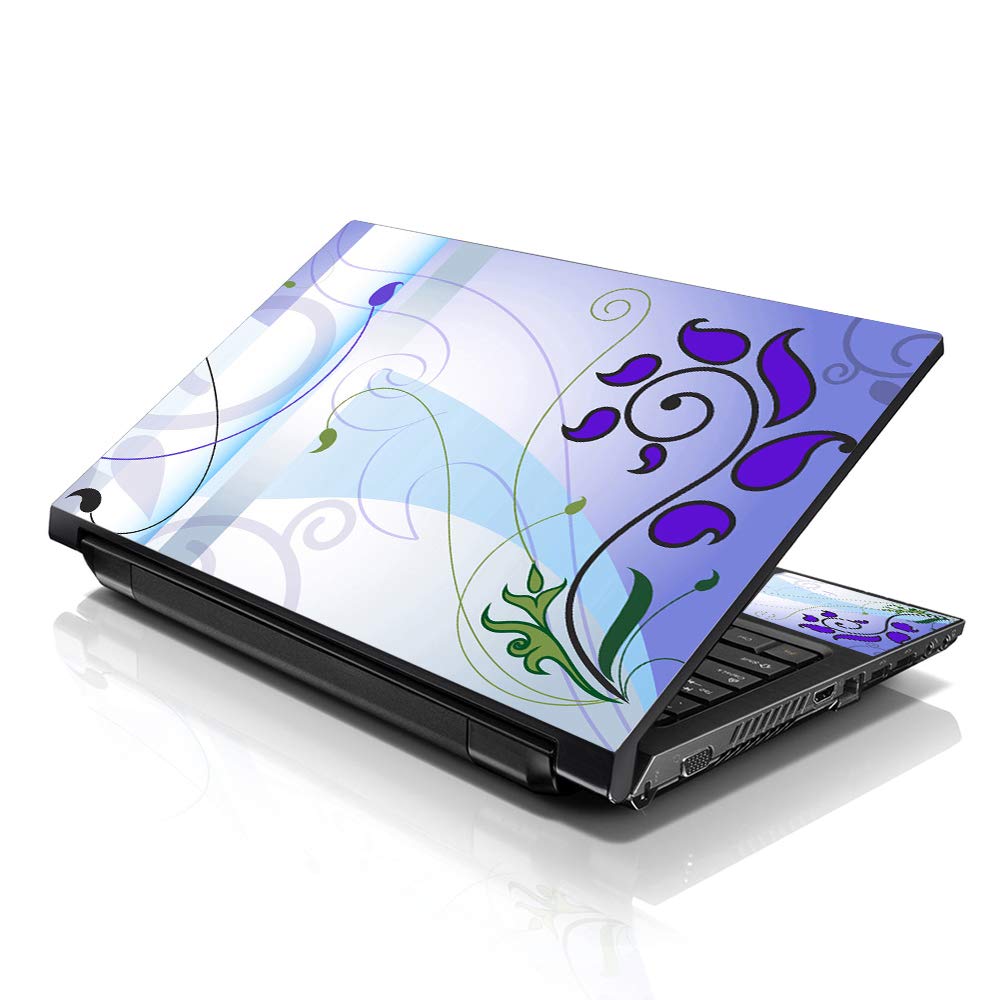 LSS 10 10.2 inch Laptop Skin Cover Compatible with HP Dell Lenovo Apple Asus Acer Compaq - Fits 7" 8" 8.9" 10" 10.2" (2 Wrist Pads Free) Abstract Pattern