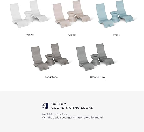 Miniatura 7 de Ledge Lounger Signature - Juego de sillas de respaldo bajo, dos sillas, mesa auxiliar de cubo de hielo, en la piscina, en la cubierta, profundidades