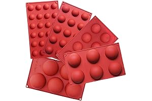 5Pack Sphere Silicone Molds