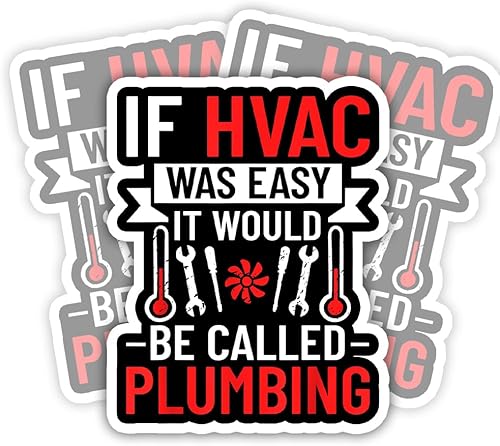 (3 piezas) Técnico HVAC Calefacción Ventilación Aire Acondicionado Tech Pegatinas HVAC Technician Pegatinas HVAC HVAC Hard Hat Pegatinas Regalo