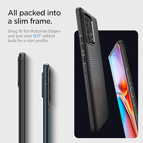 Miniatura 6 de Spigen Liquid Air - Funda diseñada para Motorla Edge+ (2023), color negro mate