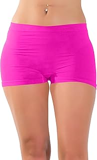 Braguitas tipo bóxer para mujer, cintura alta, sin costuras