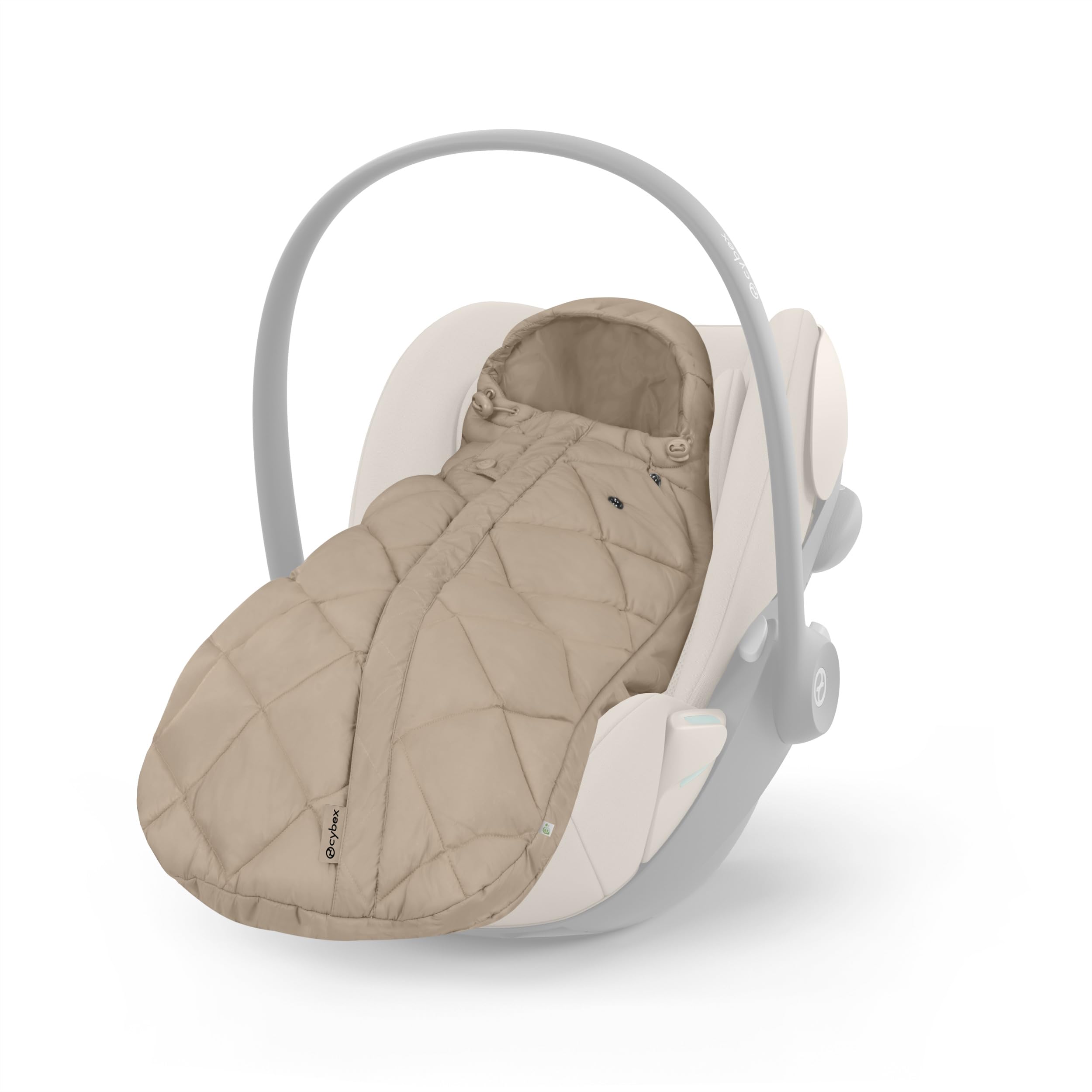 Copriseggiolino Snogga 2 Cybex - Colore Almond Beige, In PU, Richiudibile In Sacco, Per Protezione Bambino - Foto 5