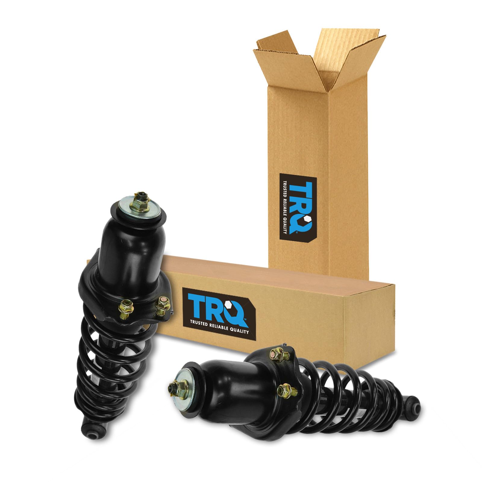 TRQ Rear Strut and Spring Assembly Set 2 Piece