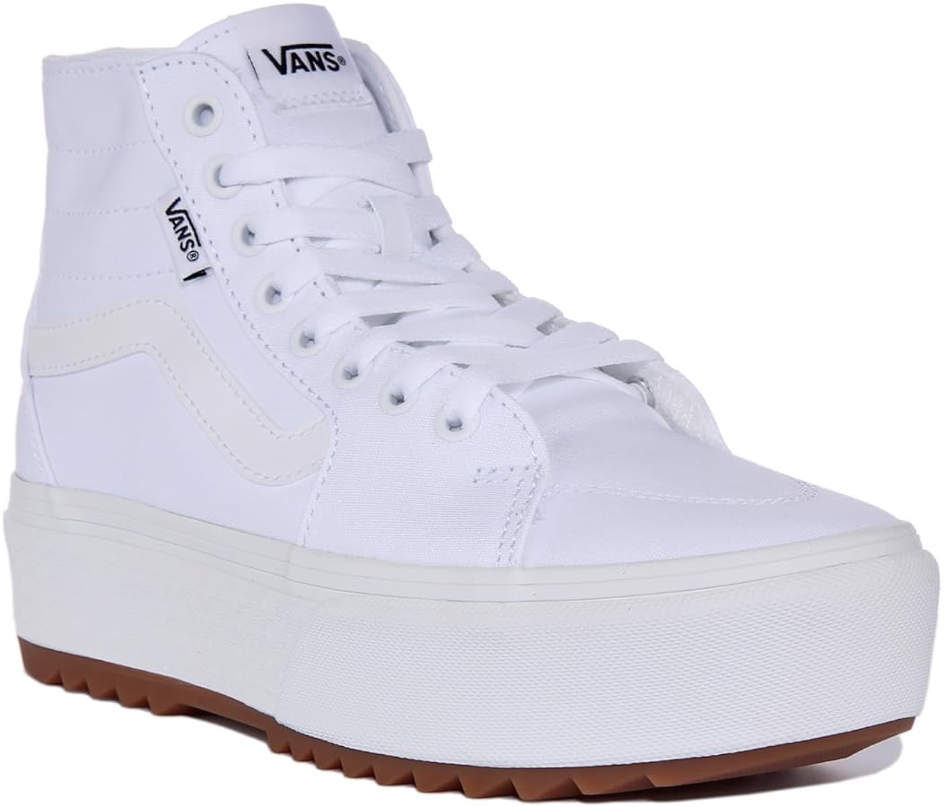 Vans Femme Filmore Hi Tapered Plate-Forme St Basket, Toile Blanc, 39 EU :  Amazon.fr: Mode