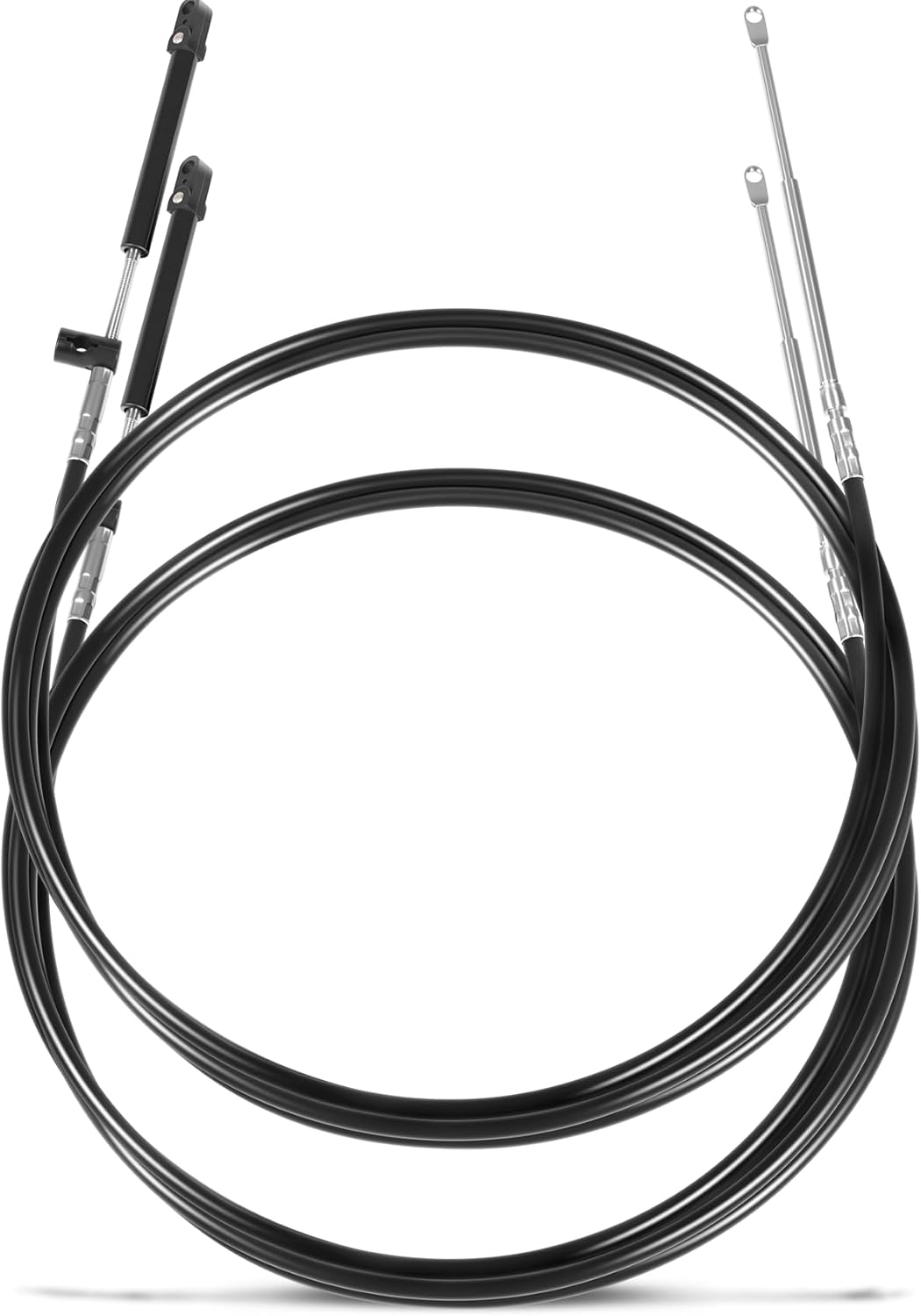 Camoo 2pcs Gen1/Gen2 Boat Throttle and Shift Cables for Mercury MerCruiser Marine Force Outboard Engine 600A/4000 Series Controller (Replaces Part-CCC179xx /Gen1, CC189XX/Gen2)