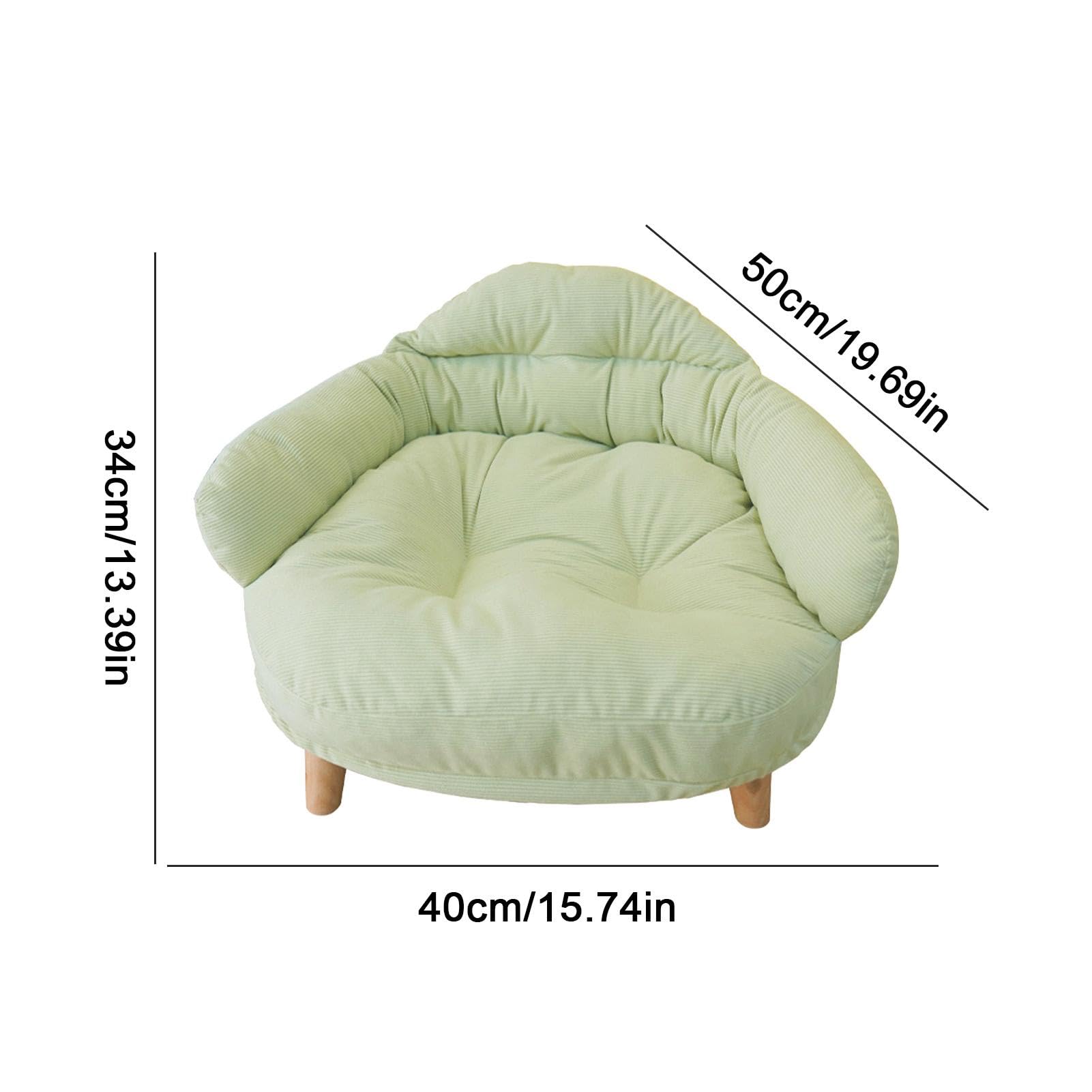Sofá Cama para Mascotas Desmontable con Patas, Multiusos y Reutilizable para Perros y Gatos
