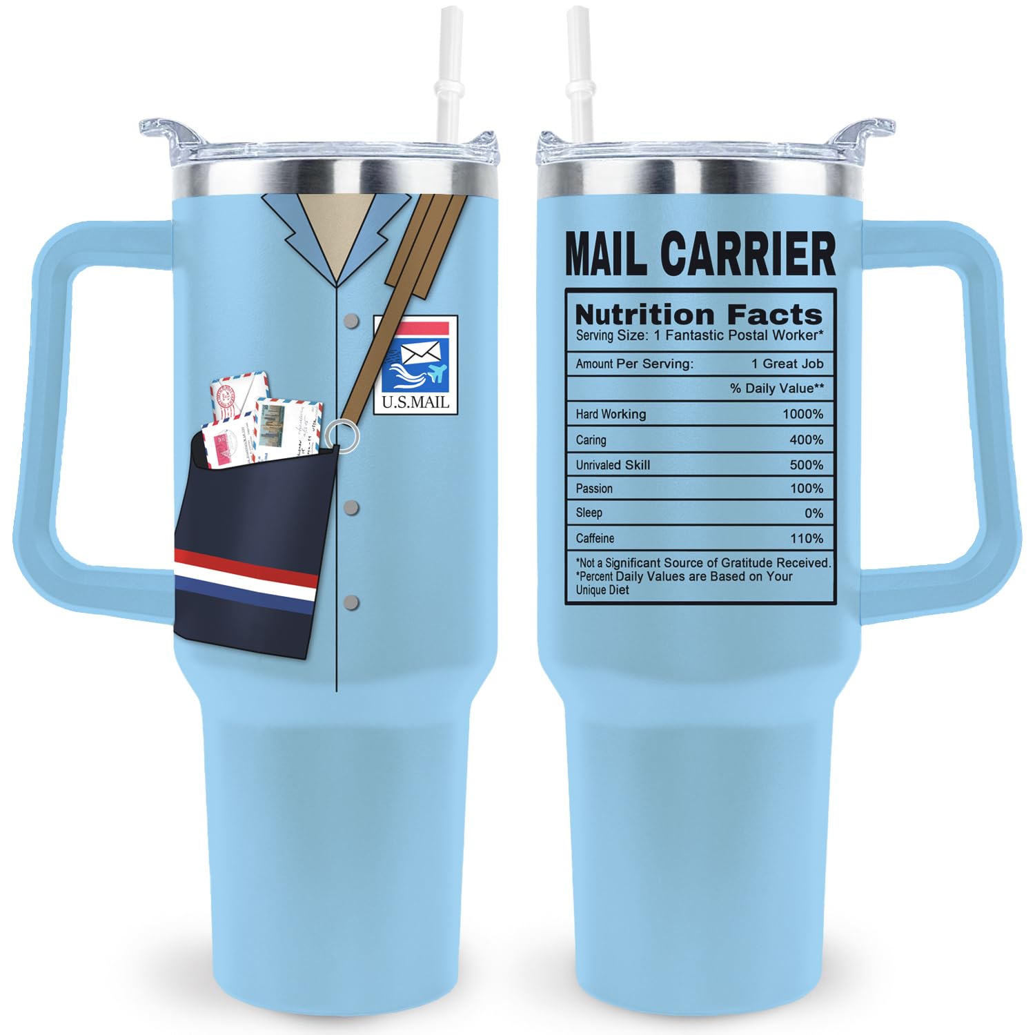 Mail Carrier Tumbler Cup 40 oz