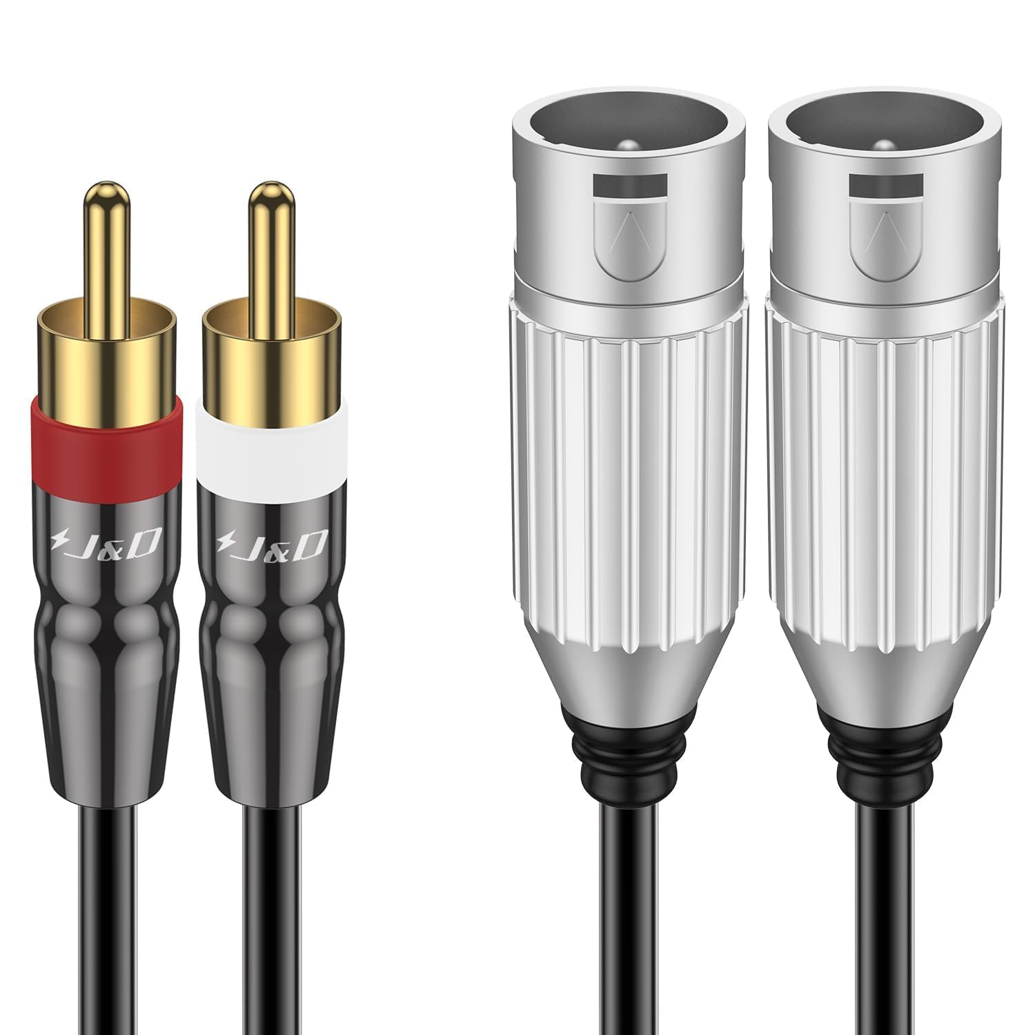 Cavo Audio Schermato DC PRO Audio – Doppio RCA A Filo Spellato Per Subwoofer E Altoparlanti