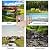 Garden Bridge, Garden Bridges For Outdoors, Wooden Bridge Pathway With Safety Rails Footbridgeyard Pond Bridge, Small Wood Walkway Landscaping, Backyard, Creek Or Farm , Stained Finished (Natural)