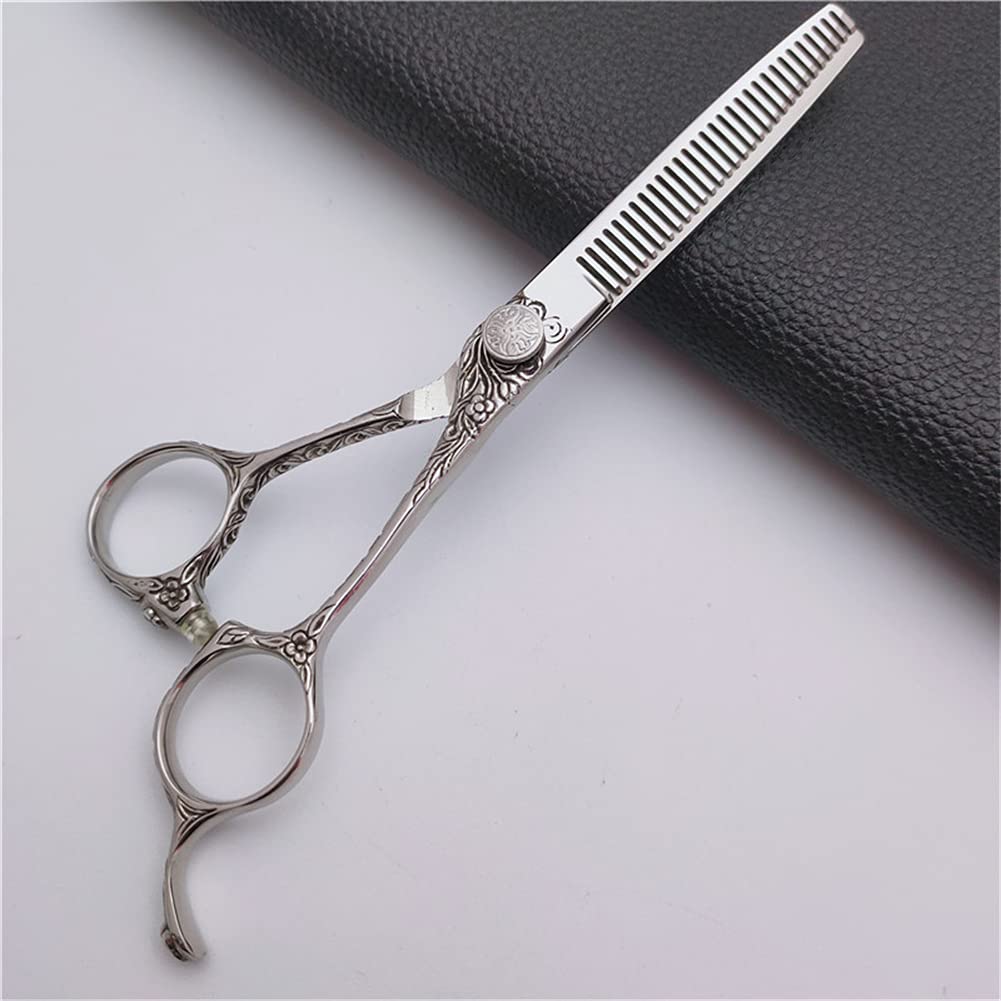 Ciseaux À Couper Les Cheveux Professionnels Set, Coupe-Cheveux Ciseaux en Forme De Ciseaux De Toilettage, pour Hommes Femmes Enfants Animaux Domestiques Salon Salon Coiffeur