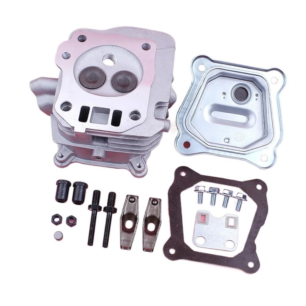 Conjunto de Perno de Junta de Tapa de Culata de válvula de Cilindro Compatible con Motor de cortacésped GX160 GX200 de 5,5 HP y 6,5 HP, Pieza de Repuesto
