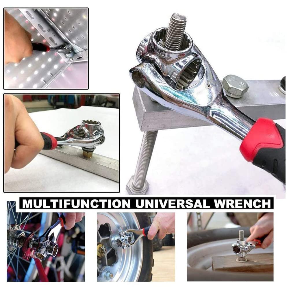Llave inglesa ajustable, nueva llave 48 en 1
