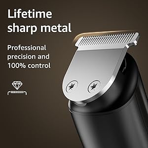 SHPAVVER Beard Trimmer for Men: Professional Barber Hair Clippers - 12-in-1 Cordless Grooming Kit - Waterproof Electric Razor with Turbo Speed & Precision Blades