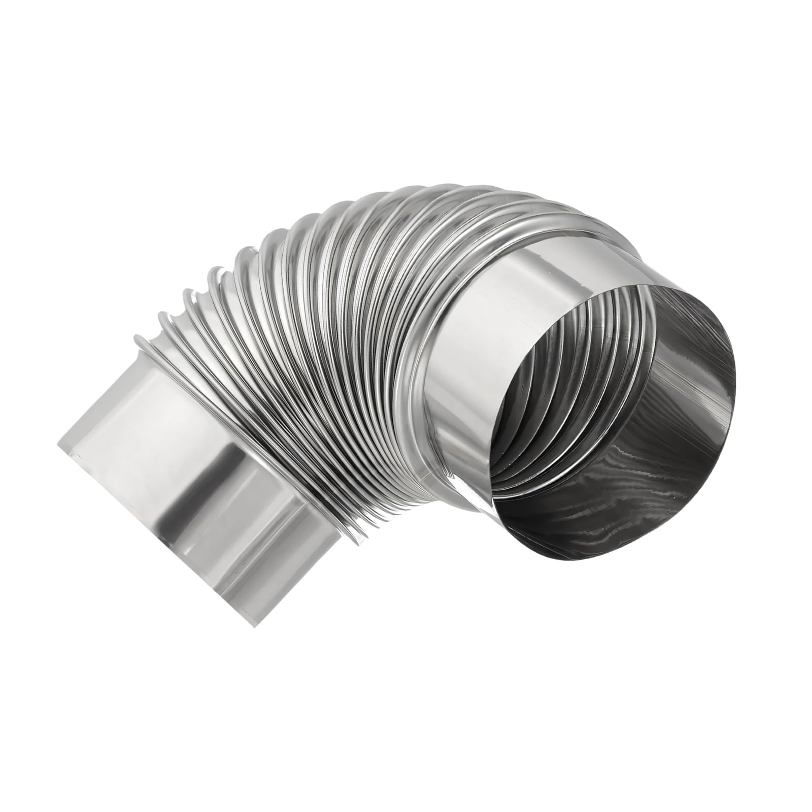 Zxfdsfdbnm Multicolor Weather Resistant Stainless Steel 90 Degree Ventilation Pipe Bend For Outdoor Camping And Household Usage Leak Proof Duct Elbow